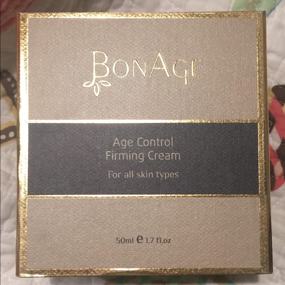 BONAGE Age Control Firming Cream and facial serum.